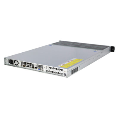 Chasis metálico para servidor de 1U con 4 bahías, apto para montaje en rack Chasis metálico para servidor de 1U con 4 bahías, apto para montaje en rack