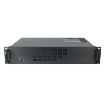 2U 랙마운트 케이스 모델 ISC-RC2U300F-M 9.6x9.6 메인보드 3.5인치 HDD 4개(8개)