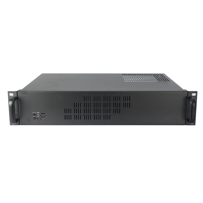 2U 랙마운트 케이스 모델 ISC-RC2U300F-M 9.6x9.6 메인보드 3.5인치 HDD 4개(8개)