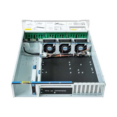 2U-Servergehäuse aus Stahl mit 12 Einschüben für den Rack-Einbau 2U-Servergehäuse aus Stahl mit 12 Einschüben für den Rack-Einbau