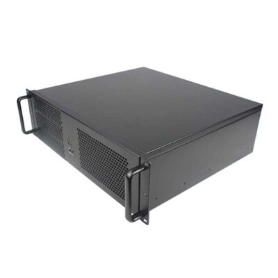 Caixa de montagem em bastidor 3U Modelo ISC RC3U390F M 8 HDD 5 ranhuras (1) Chassis de montagem em rack de aço de 3U