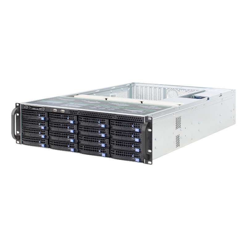 3U-Servergehäuse mit 16 Einschüben