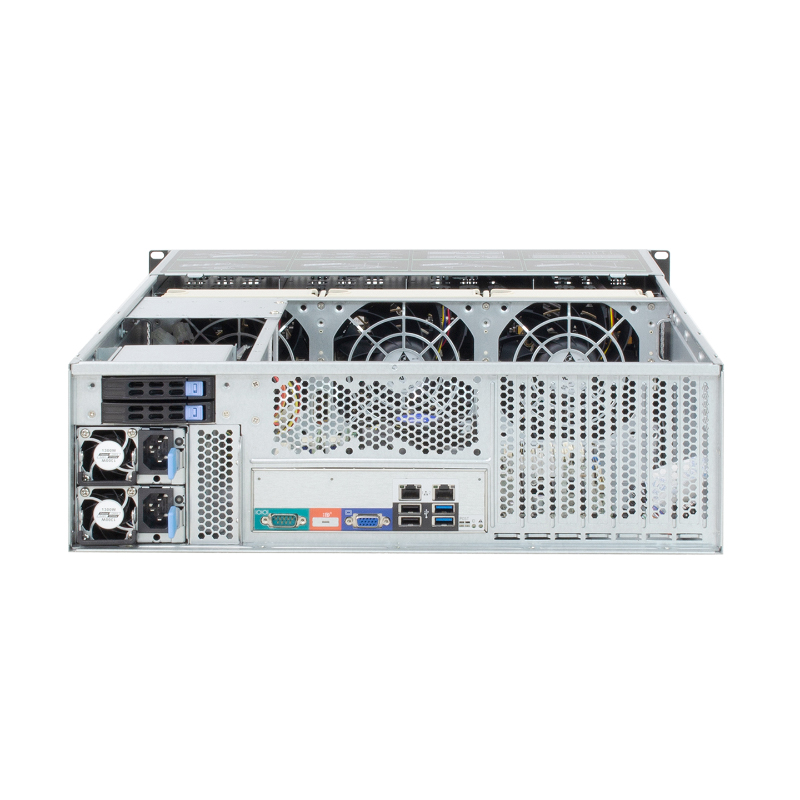 3U-Servergehäuse mit 16 Einschüben