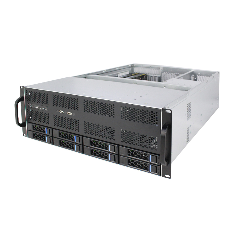 4U 8-Bay Rackmount Server Chassis