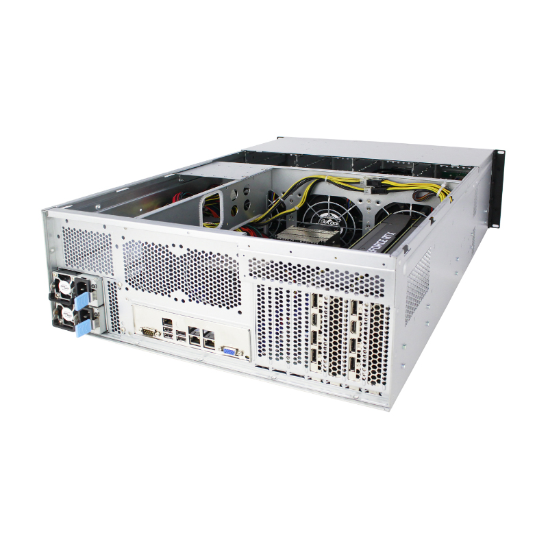4U-Rack-Servergehäuse mit 8 Einschüben 4U-Rack-Servergehäuse mit 8 Einschüben