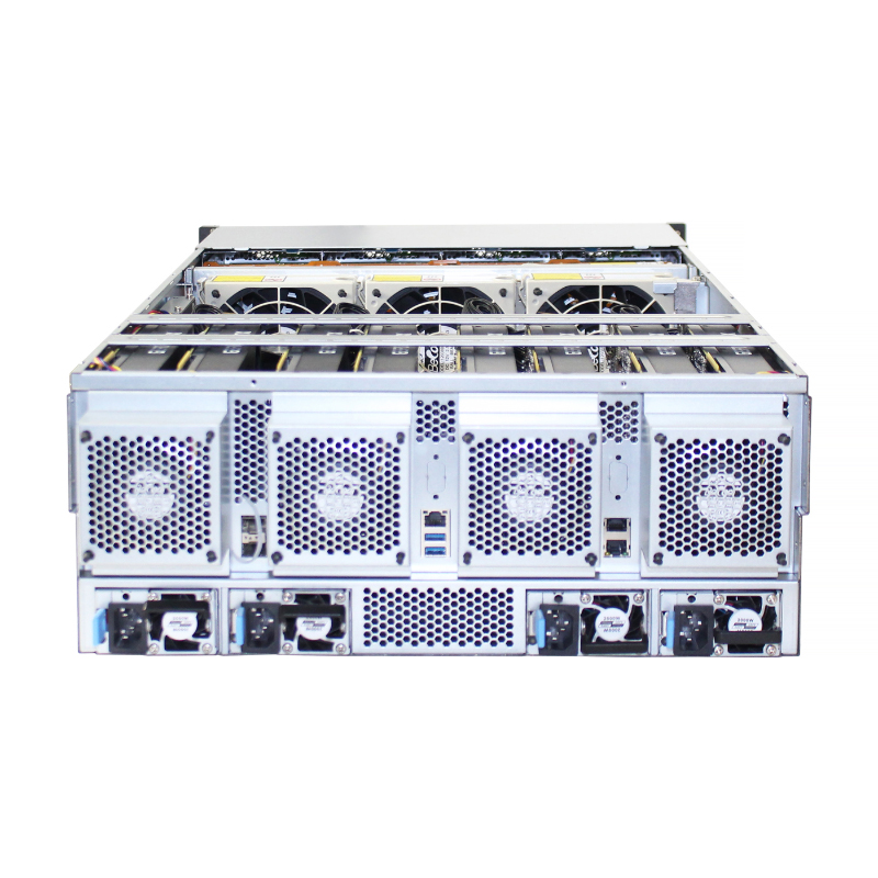 Chasis para servidor GPU de 4U y 24 bahías