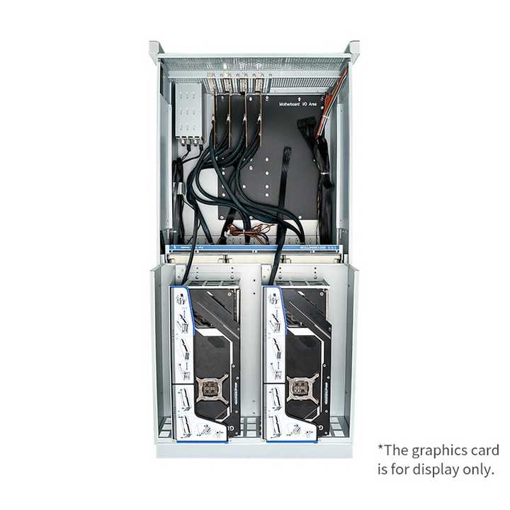 Châssis de serveur GPU 5U avec 11 emplacements PCIe