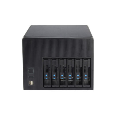 Mini-ITX-NAS-Gehäuse mit 6 Einschüben