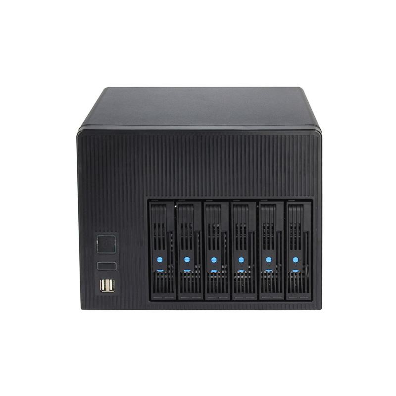 Mini-ITX-NAS-Gehäuse mit 6 Einschüben
