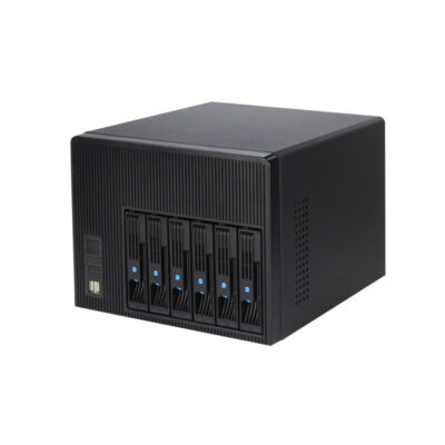 Mini-ITX-NAS-Gehäuse mit 6 Einschüben