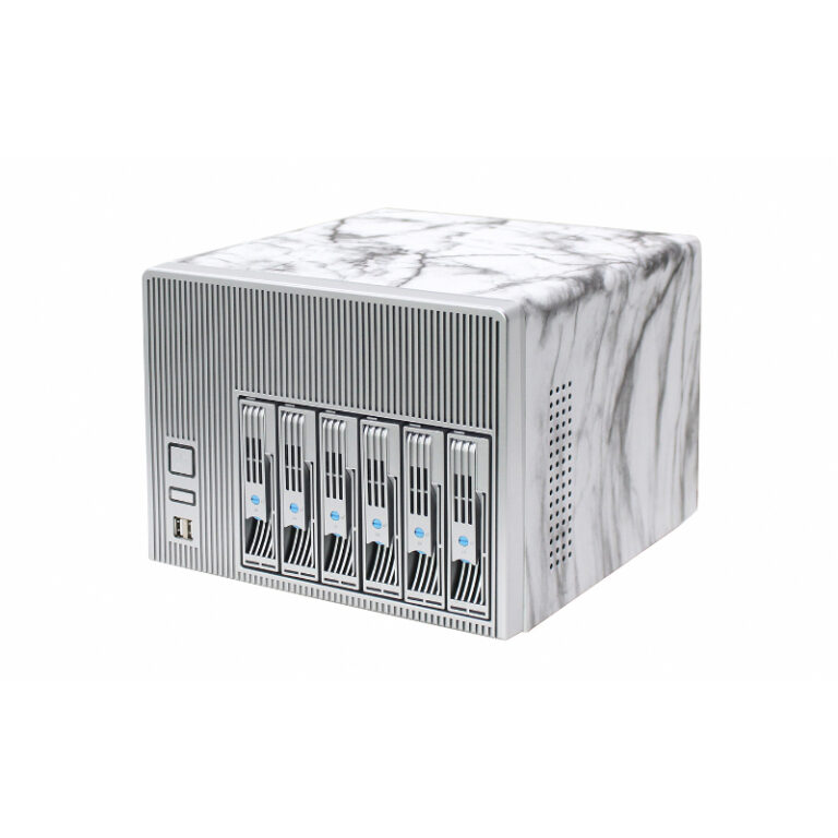 Mini-ITX-NAS-Gehäuse mit 6 Einschüben