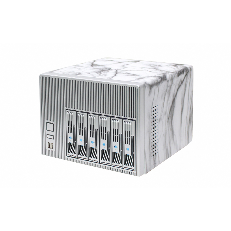 Mini-ITX-NAS-Gehäuse mit 6 Einschüben